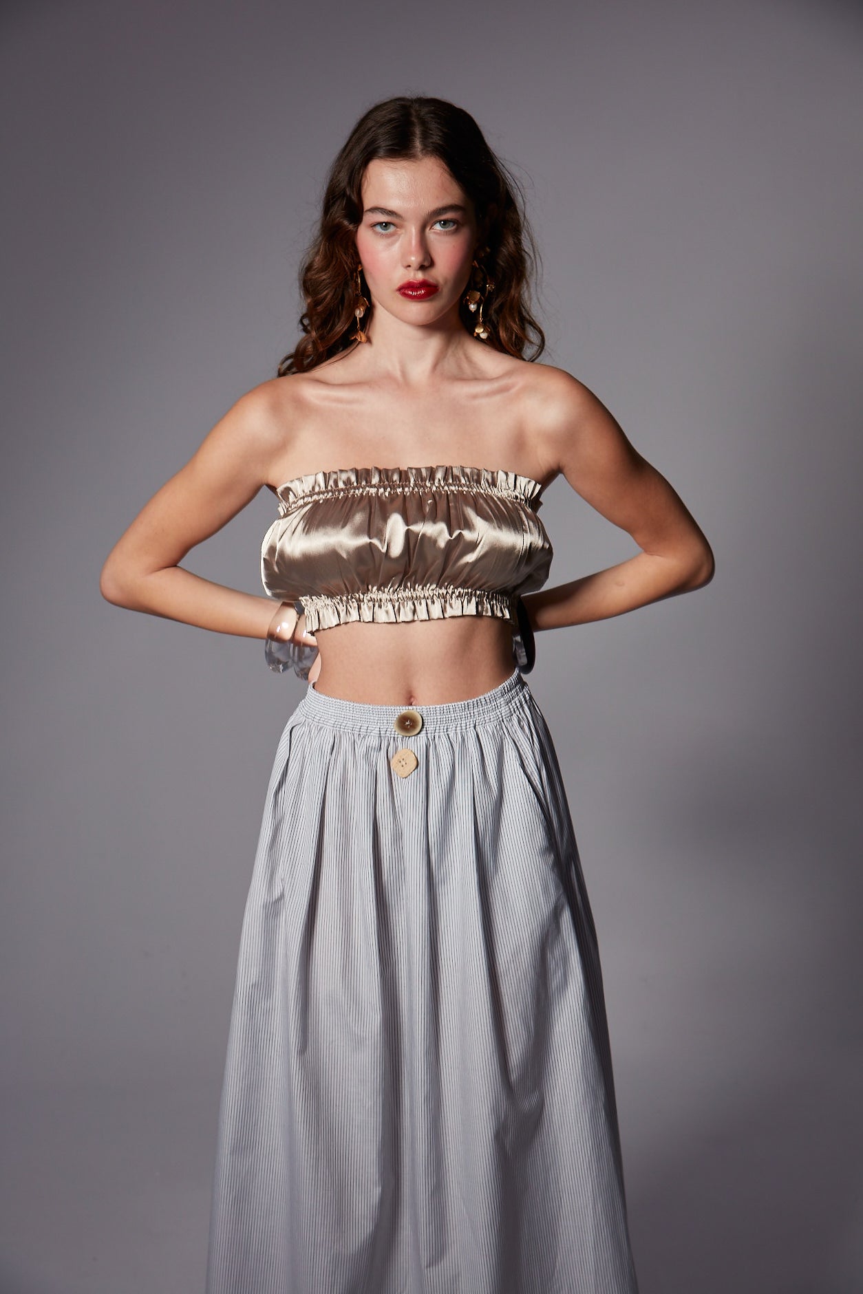 Marie Corset/Mink Crop Set