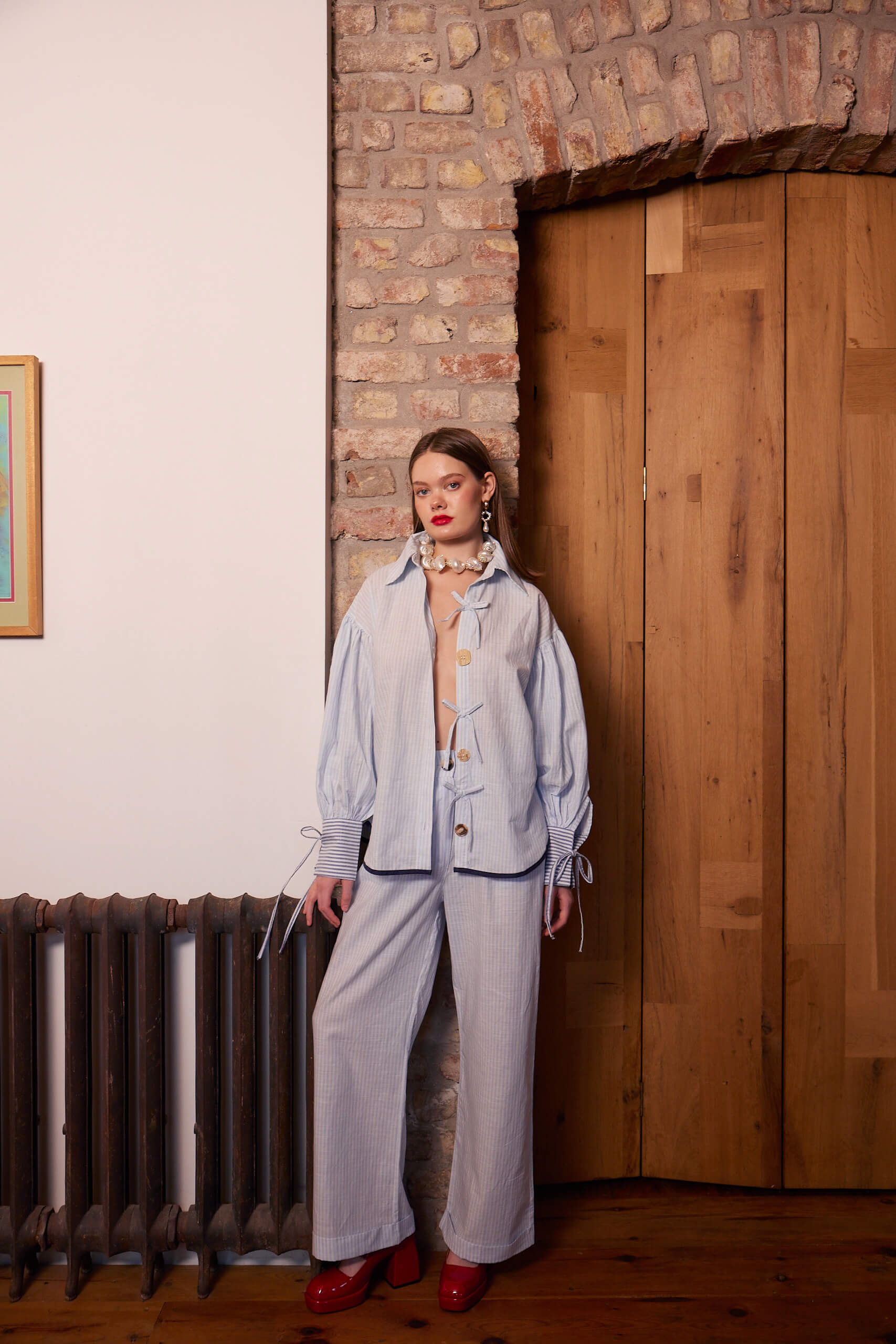 Marine Striped Pants