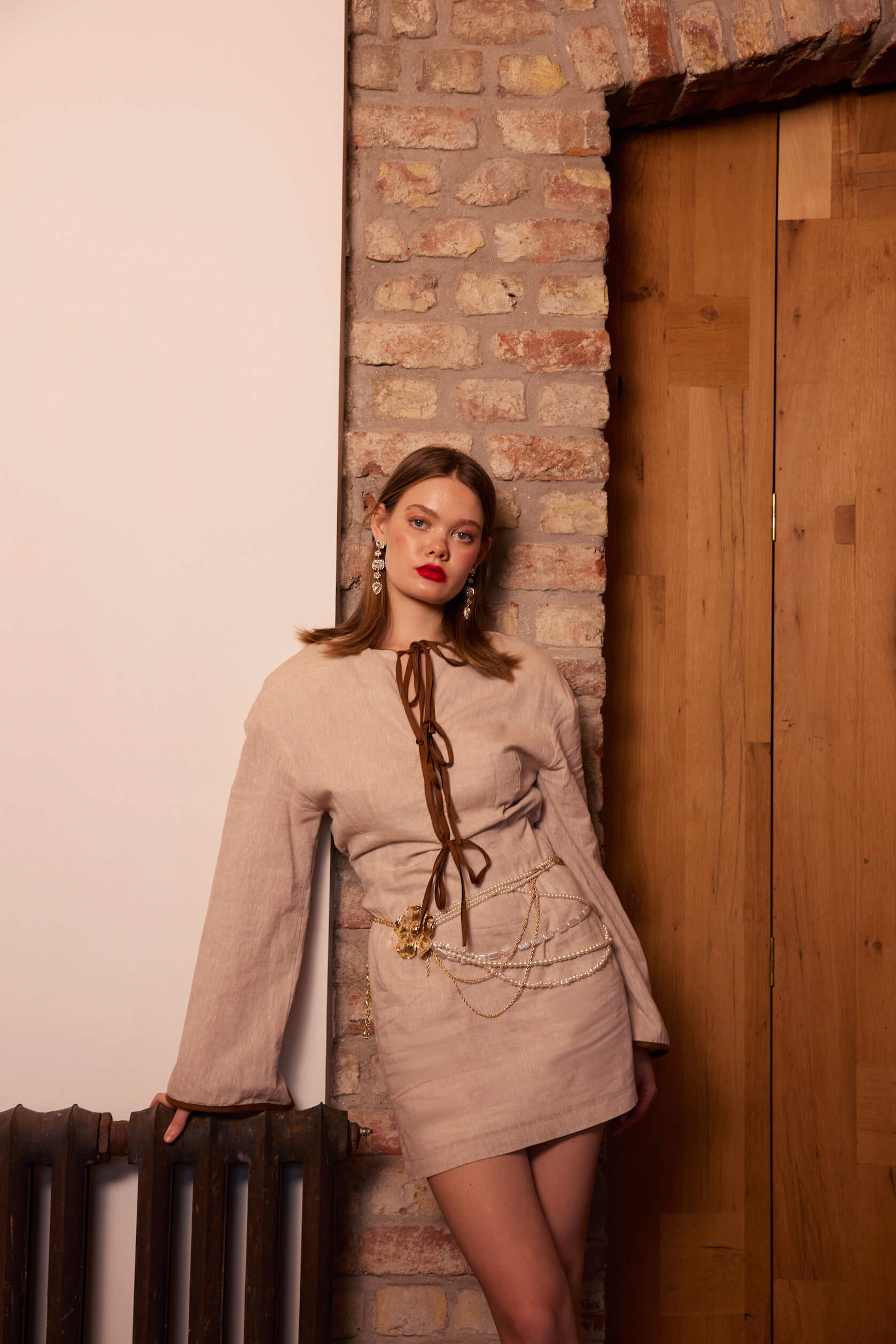 Venus In Brown Dress