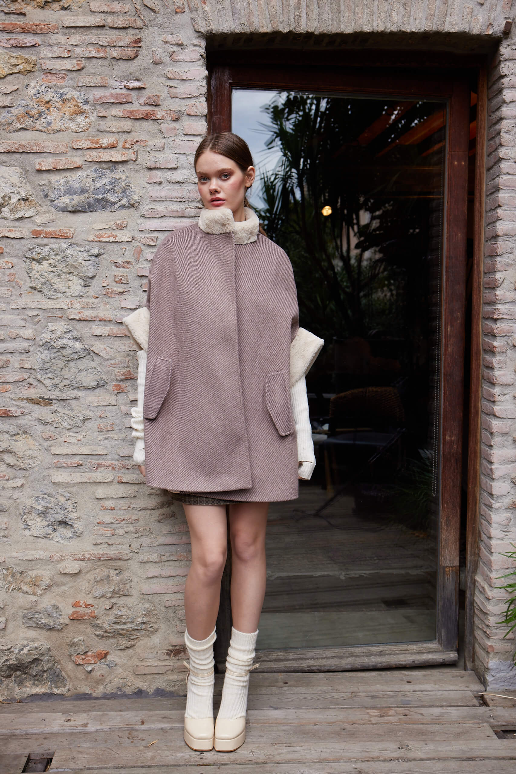 Blair Woolen Poncho